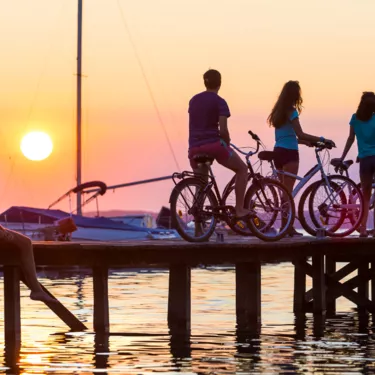 Balades vélo à Bisca Grands Lacs