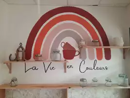 La vie en couleurs mur