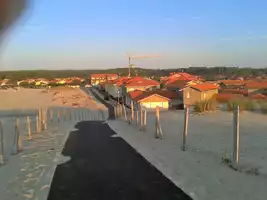 accès plage dune